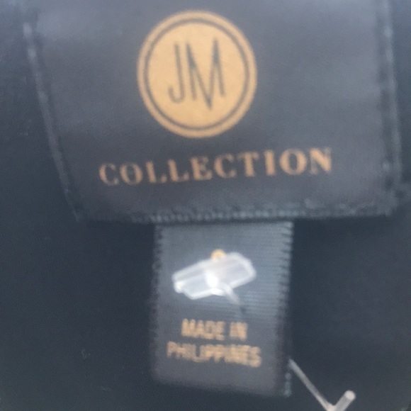 JM Collection Printed Jacquard Top, Size Small - Picture 14 of 16